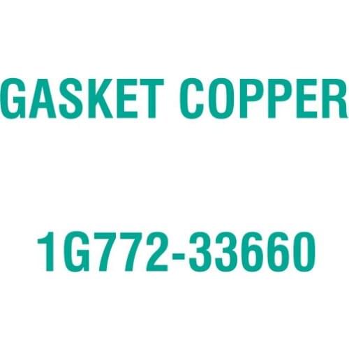 For Kubota 1G772-33660 GASKET COPPER