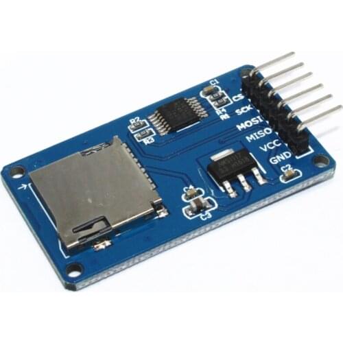 5pcs Micro SD card module Mini TF card reader/writer SPI interface with level conversion chip