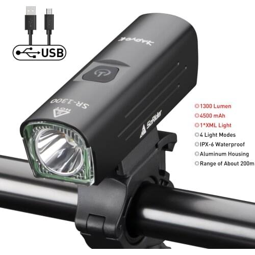 Front USB Lamp Rode MTB New Cycling Flashlight Light Headlight Safety Tail Light Rechargeable Taillight Bike Bicycle Handlebar