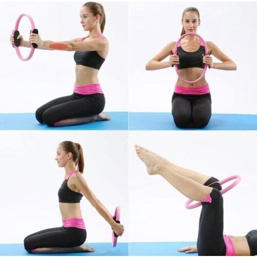 Pilates Circle Yoga Fitness Magic Ring Muscle Home Sport Resistance Exercise Women Training Workout Tools Accessories Gym