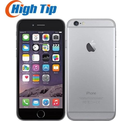 Original Apple iPhone 6 Sealed Box Factory Unlocked Smartphone Dual Core 4.7 Inch 128GB ROM 8MP Multi-Touch WCDMA 4G LTE Phone