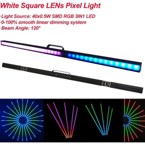 LED Disco Light 25W 40Pcs LED Disco Bar Strip Light With Pixel Control For Party Christmas Bar Lamp Stage Wall Washer Spot Light