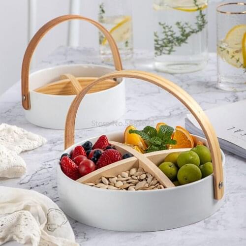 Emerald Fruit Plate Home Living Room Fruit Basket Personality Creative Snack Tray Storage Bowl Candy Nuts Seeds Containers