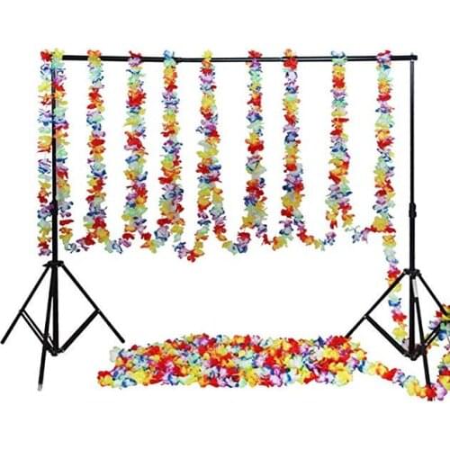 Tropical Hawaiian Flower Garland Luau Party Decoration Birthday Halloween Christmas Long Banners Decor 200cm-3000cm colorful