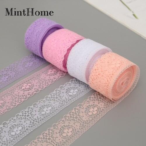 10 M/ Roll 4cm Color Non-Elastic Lace Ornament Lace Clothing Underwear DIY Accessories