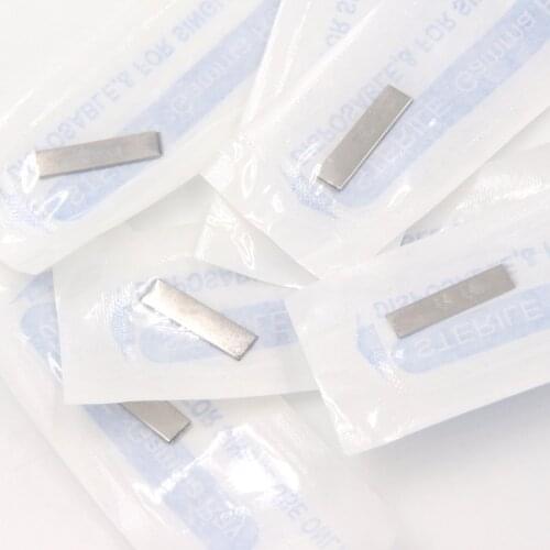 100pcs 18pin permanent makeup manual blades microblading needles for eyebrow tattoo free shipping