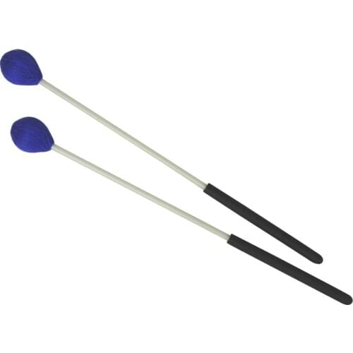 2pcs Percussion Mallets Sticks For Bell Xylophones Mbira Marimba 360mm