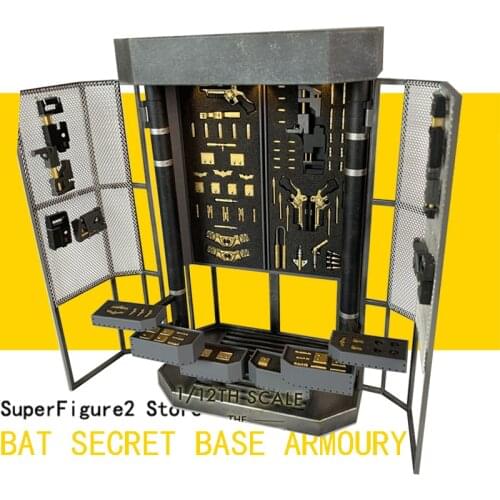 2GOODCO 1/12 Butler Gennaco Armory with the weapons removable fit 6 inch Bell action figure body