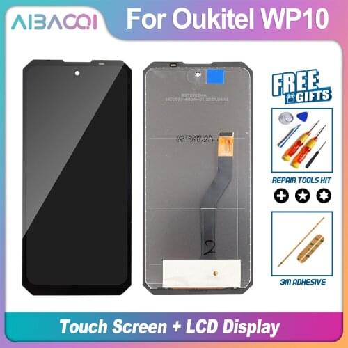 AiBaoQi Brand New 6.67 Inch Touch Screen+LCD Display Assembly Replacement For Oukitel WP10 Phone