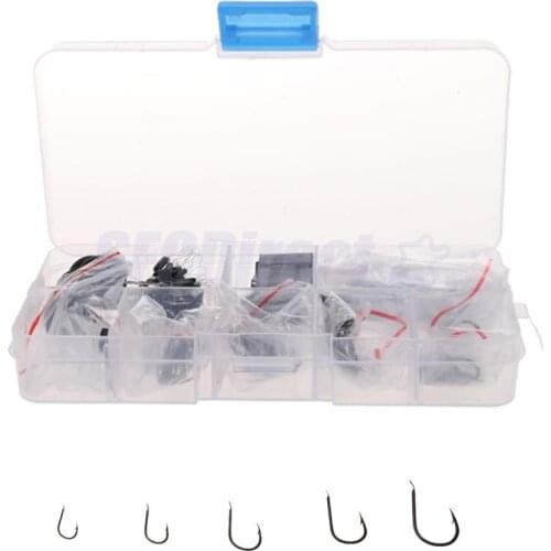 Assorted SEA Utility Box Jig Space Beans Hooks Fishing Tackle Set 1/3/5/7/9