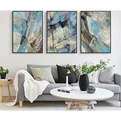 Elegant Poetry Color Ink Splash Abstract Modern Simplicity Canvas Painting Art Print Poster Picture Wall Painting Home Decoratio