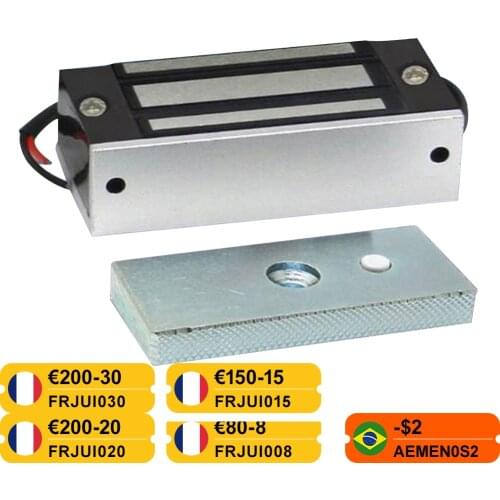 60kg/132lbs Holding Force Electromagnetic Lock DC12V Electric Magnetic Lock anti Theif