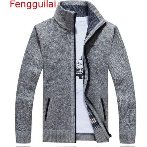Fengguilai Mens Wool Cardigans