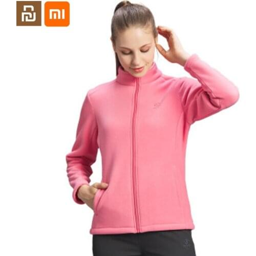 Youpin youpin fleece winter coat for men and women cardigan stand-collar fleece sports running hiking jacket outdoor wear smart