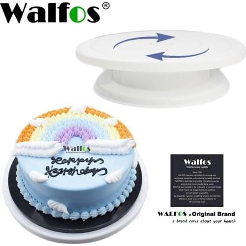 WALFOS Cake Decorating Tools Cake Stand Turntables Decorating Stand Platform Cupcake Stand Cake Swivel Plates Tools