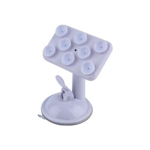 Colorful Car Inside Suction Phone Holder-White