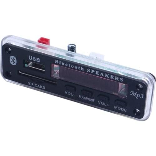 MP3 WAV WMA Decoder Board Wireless Bluetooth Audio Module Support USB SD AUX FM Audio Radio Module Car Accessories
