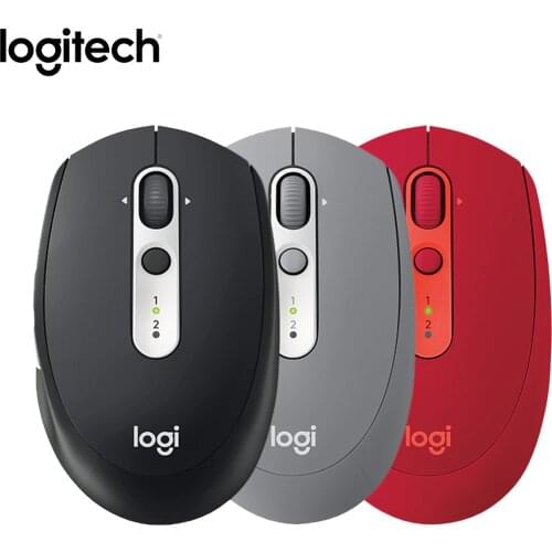 Logitech M585 Bluetooth Wireless Mouse Logitech Multi-Tasking Flow Curved Design Ultra-Precise Scrolling Mice Windows Mac Mouse