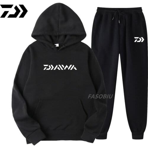 Daiwa Fishing Clothes Sets Outdoor Fishing Clothing Autumn Winter Keep Warm Men Fishing Suit Windproof DAWA Fishing Jacket