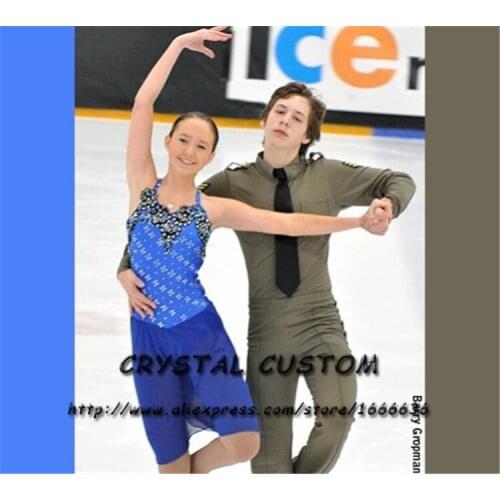 Custom Adult Ice Skating Dresses Graceful New Brand Figure Skating Dresses For Competition DR4145