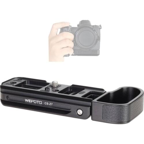 WEPOTO Z7 Grip Camera Quick Release Plate Handle Compatible with Nikon Z5 Z6 Z6II Z7 Z7II