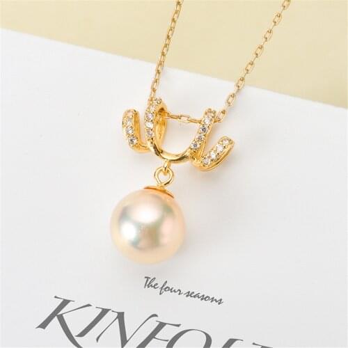 S925 Sterling Silver Eye Pins for Jewelry Making Pearl Beads Eyelets Screw Clasps for Pendant Bail Cap Charm Jewelry Findings