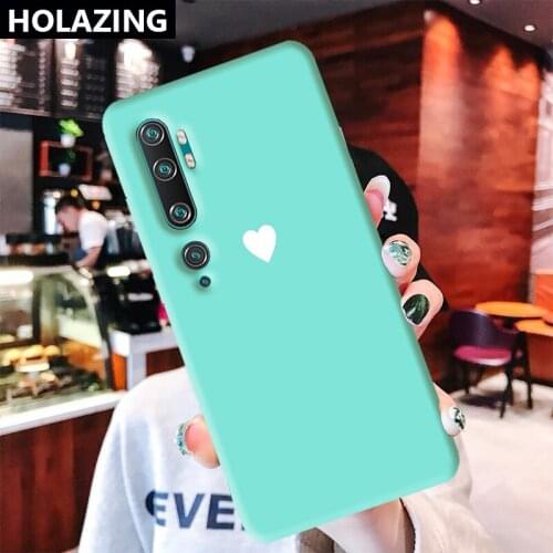 Candy Color Ultra Thin Matte Loving Case For Xiaomi Mi Note 10 Pro 9 SE 9T CC9 CC9E MiA3 Phone Cases Cover Fundas