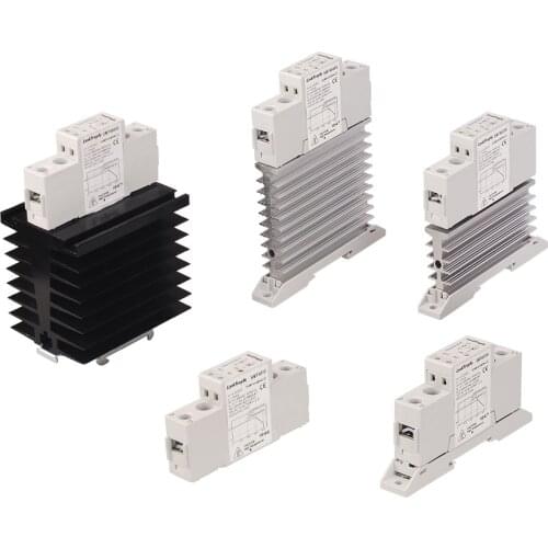 TRA48 Mini Intelligent Automation SSR Solid State Relay 40A DC AC Output 42-480VAC Input 5V 12V 24V 32VDC Voltage Relay Board