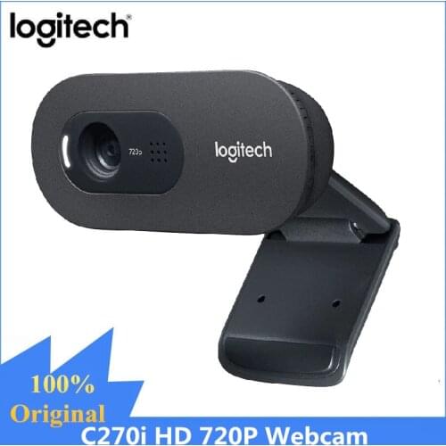 Logitech C270i HD 720P Webcam Built-in Micphone USB2.0 Computer Camera home office desktop Webcam