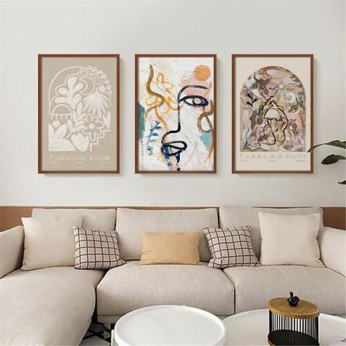 Vintage Painting Matisse Picasso Exhibition Canvas Poster Abstract Female Nude Print Modern Gallery Wall Art Picture Home Decor