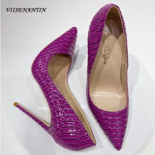 High heels stiletto design sense temperament 2021 pointed toe crocodile pattern shallow mouth high-heeled shoes