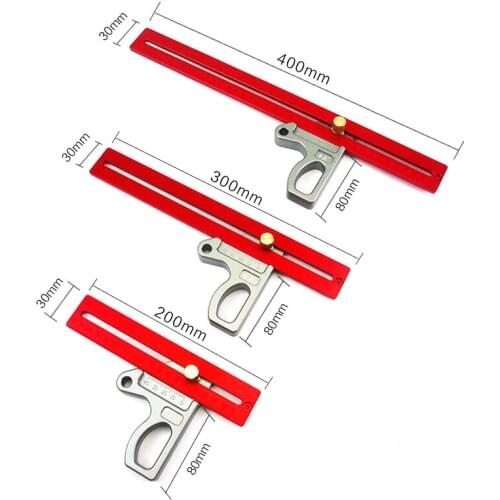 Z-Type Ruler Movable Angle Ruler Protractor Inclinometer 200mm Woodworking Scribing Goniometer AngleLocator Measuring Tool