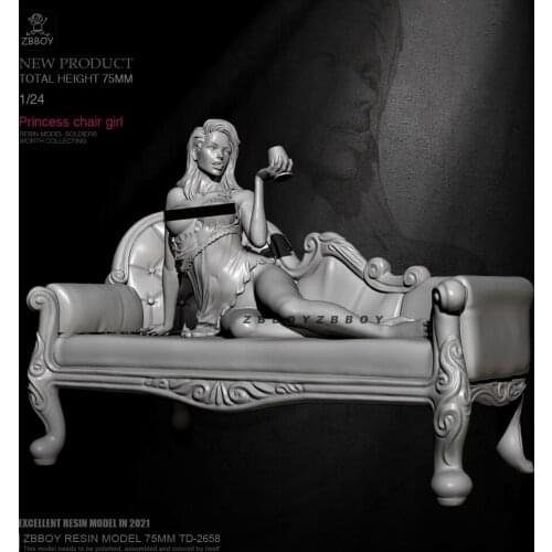 1/24 Resin model kits figure colorless and self-assembled TD-2658