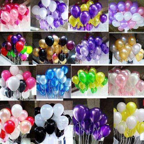 10pcs Gold Black Pink Latex Balloons Birthday Party Decorations Adult Wedding Decorations Helium Globos Baby Shower Girl Ballon