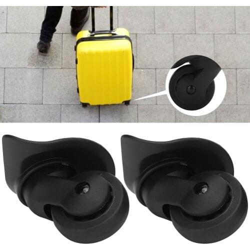 2 Pcs A52 Mute Single Row Wheel Suitcase Luggage Replacement Universal Wheel Casters Luggage maintenance accessories