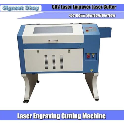 90W Reci Laser Engraver Machine 4060/6040 220V/110V Up and Down hoenycomb table Laser Cutting Machine USB interface