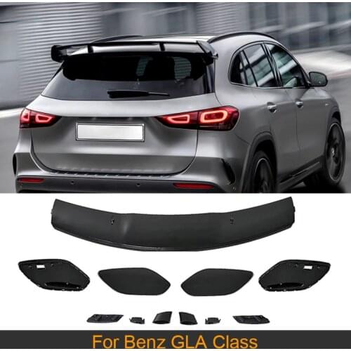 ABS Glossy Black Rear Roof Spoiler Wing for Mercedes-Benz GLA Class 2020 2021 Car Rear Roof Spoiler Window Lip Wing Lid