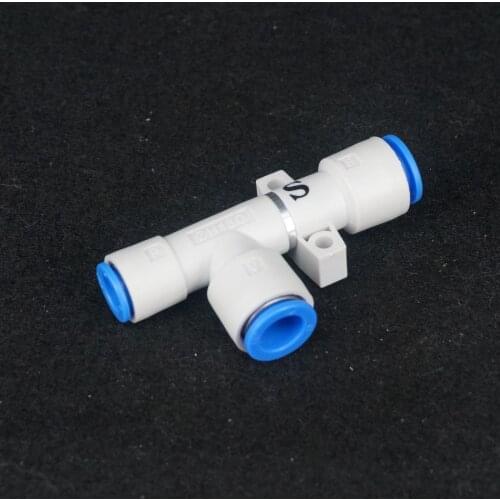 ZH13DS-08-10-10 Quick Connector Pneumatic Air Exhaust Vacuum Ejector Body Ported Type Without Silencer