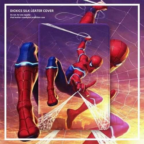 Disney Marvel Spider-Man Cover for iPad Cover 9.7 2017 2018 2019 iPad 10.2 Pro 9.7 Tablet PC Cover Gift