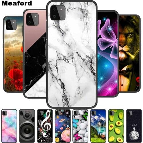 For Samsung Galaxy A22 4G Case Marble Soft Silicone Back Case for Samsung A22 5G Phone Cover for Galaxy m22 A 22 4G Coque Bag