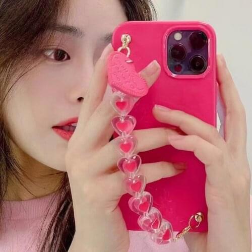 Bracelet Chain Phone Case for Huawei P30 Pro P40 Lite Mate 30 40 Nova 6 SE 7 Pro 8 Women Girls Cover Shell Fundas