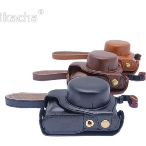 Full Body Precise Fit PU Leather Digital Camera Case Bag Cover for Panasonic Lumix DC-GF10 GF9 GF8 GF7 GX900 GX950 GX850 GX800