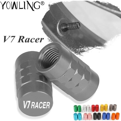 For MOTO GUZZI V7Racer V7 Racer 2011 2012 2013 2014 2015 Motorcycle Accessories Wheel Tire Valve Cap Tyre Rim Stem Airdust Cover