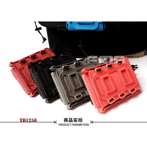 FMA TB1258 Tactical Airsoft Soft Shell Scorpion Mag Pouch 7.62 Fast Mag Carrier