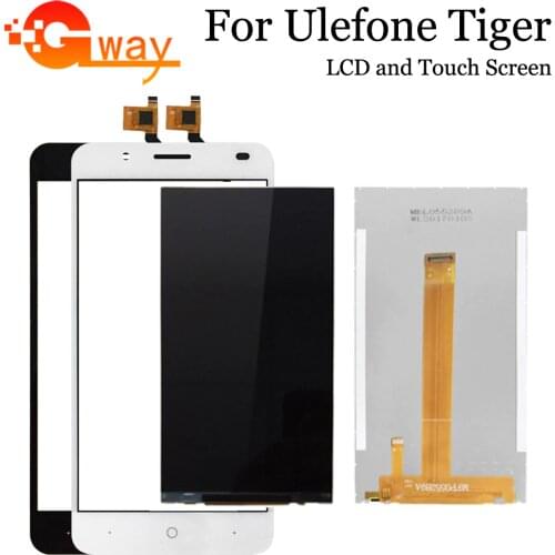 FSTGWAY For 5.5 inch Ulefone Tiger LCD Display+Touch Screen Digitizer Assembly Replacement+Free Tools