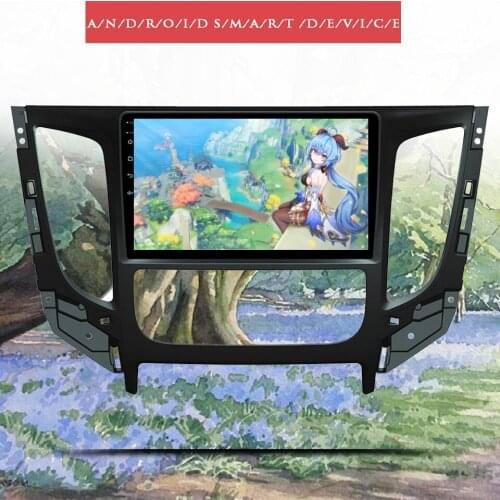 For Mitsubishi TRITON L200 5 2015-2019 Car Radio Video Audio a/v Player Tape Recorder Head Unit with GPS Android 10 6G+128G