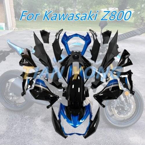 Motorcycle High-quality Full Car Shell Guard Body Protection For Kawasaki Z800 2013 2014 2015 2016 Fairing Bright blue black