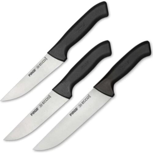 Pirge, Ecco Home Butcher Knife Set 3 pcs - Professional Household Knives, Kitchen Knives and Chef Knives - 35143