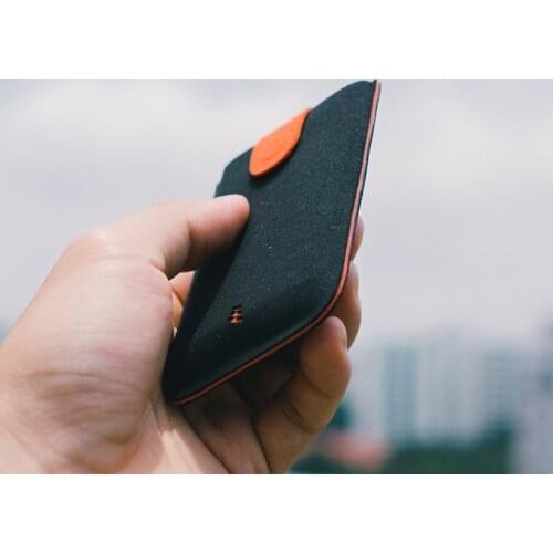 New DAX V2 Mini Slim Portable Card Holders Pulled Gradient Color Men Women ID Credit Gradient Wallet Business Cards Case