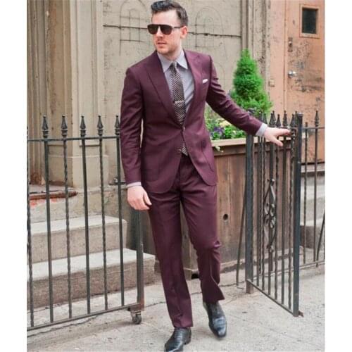 New Men’s Suit Smolking Noivo Terno Slim Fit Easculino Evening Suits For Men Groom Tuxedos Wedding Party Bridegroom Groomsman Su